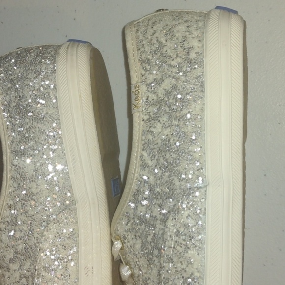 KEDS x Kate Spade Glitter Sneaker, Size 6.5 - Picture 8 of 12